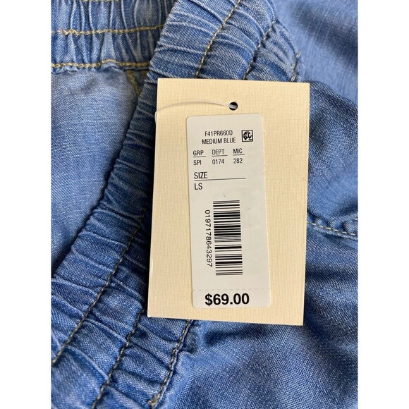 Nurture by Westbound Drawstring Wide Leg Ankle Pull-On Pants, Womens, L Short - Picture 6 of 12